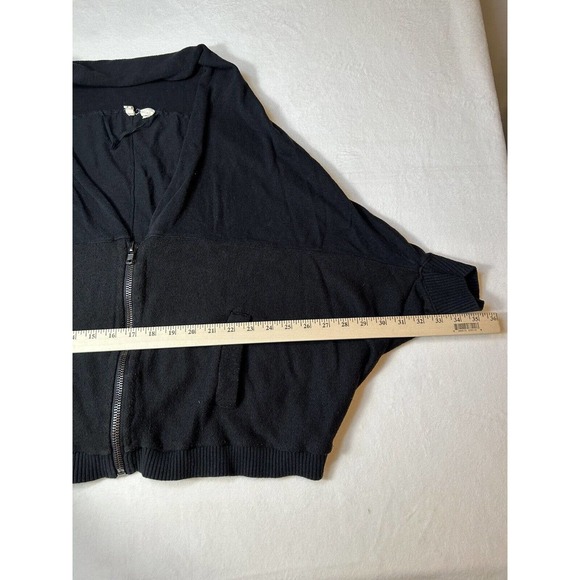 Anthropologie Moth Women Sweater Small black Pullover Knit Dolman Sleeves - Picture 7 of 9